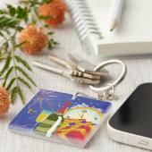 ホリデーお祝いキーチェーン キーホルダー (正面右)