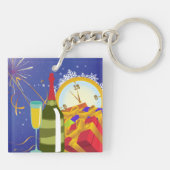 ホリデーお祝いキーチェーン キーホルダー (裏面)