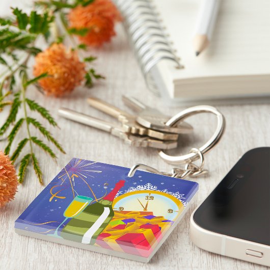 ホリデーお祝いキーチェーン キーホルダー