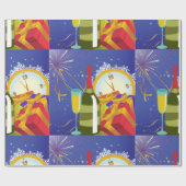 ホリデーお祝いラッピング紙 ラッピングペーパー (フラット)