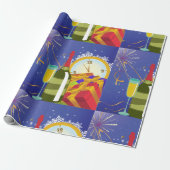 ホリデーお祝いラッピング紙 ラッピングペーパー (アンロールド)