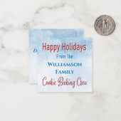 ホリデーお菓子ギフトセット ノートカード (正面/裏面インサイチュ)