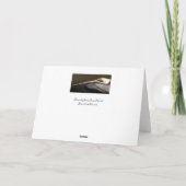 ホリデーに浮かぶコリブリ サンキューカード (裏面)