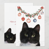 ホリデーねこカード シーズンカード (正面/裏面)