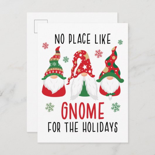 ホリデーのための引越し クリスマス 妖精が移動しました ポストカード (正面/裏面)