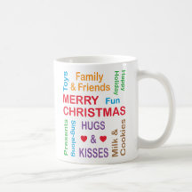 ホリデーのクリスマスの言葉