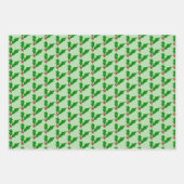 ホリデーのトリプルパック ラッピングペーパーシート (正面3)