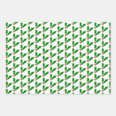 ホリデーのトリプルパック ラッピングペーパーシート (正面2)