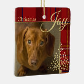 ホリデーの写真数々の写真 セラミックオーナメント (右)