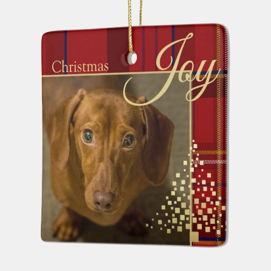 ホリデーの写真数々の写真 セラミックオーナメント (左)