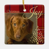 ホリデーの写真数々の写真 セラミックオーナメント (正面)