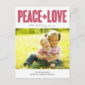 ホリデーはっきりしたフォトカードはがき シーズンポストカード (正面)