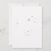 ホリデーアイススケートで滑るパーティの招待状 招待状 (裏面)