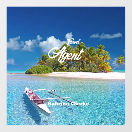 ホリデーアイランドカスタム名 ウィンドウサイン (シート)