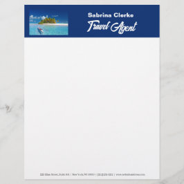 ホリデーアイランド名前をカスタムする レターヘッド