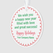 ホリデーアクリルクリスマスオーナメントのカスタマイズ オーナメント (正面)