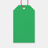 ホリデーアグリーなセーターパーソナライズされた、クリスマス ギフトタグ (裏面)