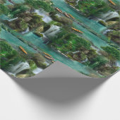 ホリデーアットザマジカルファンタジー湖 ラッピングペーパー (角)