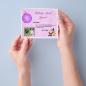 ホリデーアドカード… チラシ (手)