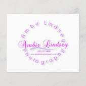 ホリデーアドカード… チラシ (裏面)