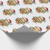 ホリデーアニマルチャーム ラッピングペーパー (角)