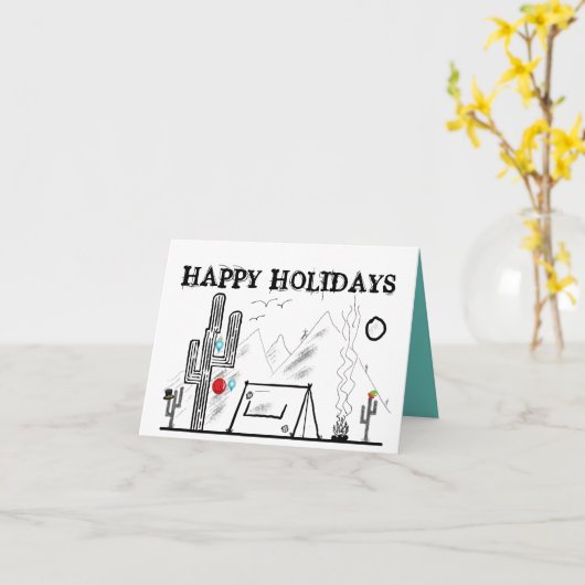 ホリデーアファー1 カード (黄色い花)