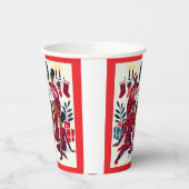 ホリデーアフリカンアメリカンファミリーマッチングパジャマ 紙コップ (左)