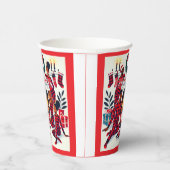 ホリデーアフリカンアメリカンファミリーマッチングパジャマ 紙コップ (右)