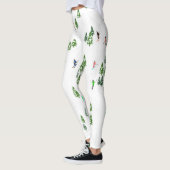 ホリデーアルパインスキーヤーズスキークリスマス レギンス (左)