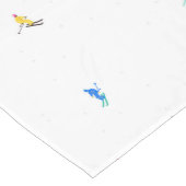 ホリデーアルパインスキーヤーズスキー ショートテーブルランナー (コーナー)