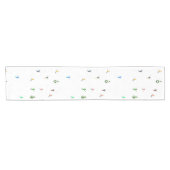 ホリデーアルパインスキーヤーズスキー ショートテーブルランナー (横)