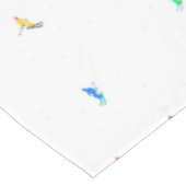 ホリデーアルパインスキーヤーズスキー テーブルクロス (アングル)