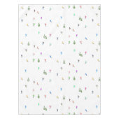 ホリデーアルパインスキーヤーズスキー テーブルクロス (正面)