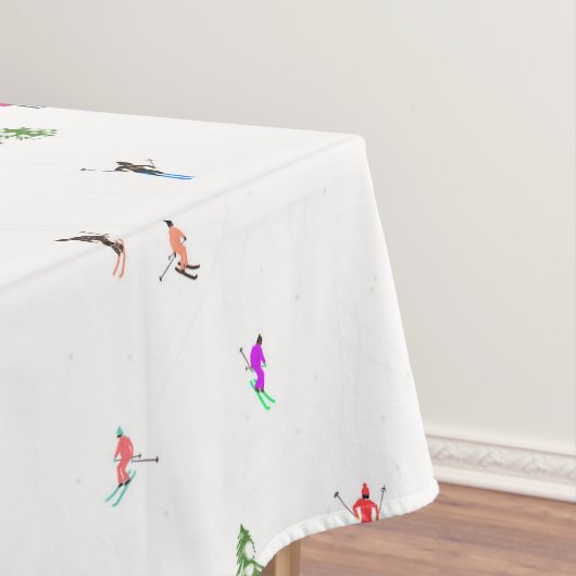 ホリデーアルパインスキーヤーズスキー テーブルクロス (インサイチュ)