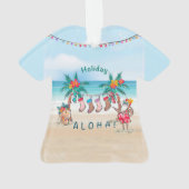 ホリデーアロハクリスマスオーナメント オーナメント (裏面)