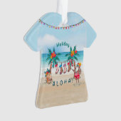 ホリデーアロハクリスマスオーナメント オーナメント (正面)