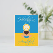 ホリデーインオーストラリアモダンビーチ旅行 ポストカード (スタンド正面)