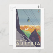 ホリデーインオーストリアマウンテンズヴィンテージトラベル ポストカード (正面/裏面)