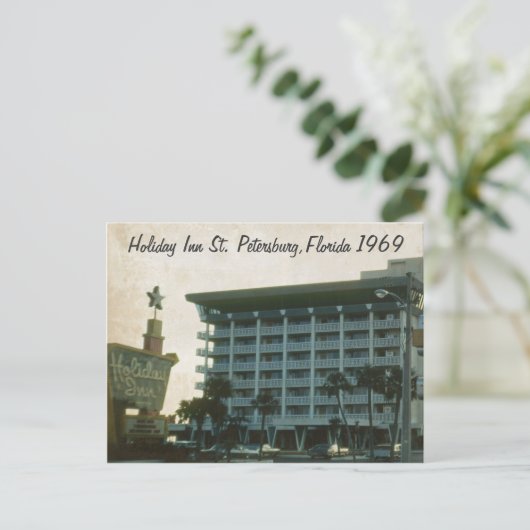 ホリデーインサンクトペテルブルグフロリダ1969はがき ポストカード (スタンド正面)