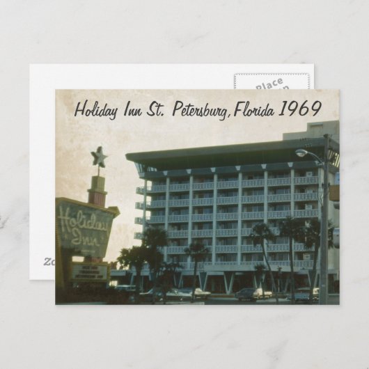 ホリデーインサンクトペテルブルグフロリダ1969はがき ポストカード (正面/裏面)
