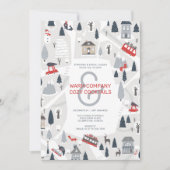 ホリデーインザシティクリスマスパーティの招待状 シーズンカード (正面)