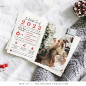 ホリデーインレビューインフォグラフィッククリスマスカード シーズンカード