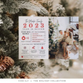 ホリデーインレビューインフォグラフィッククリスマスカード シーズンカード