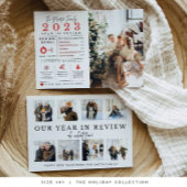 ホリデーインレビューインフォグラフィッククリスマスカード シーズンカード