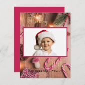 ホリデーウィズキャンディケインパインボーカスタムグ シーズンカード (正面/裏面)