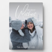 ホリデーウィズクリスマステーブルトッププラーク フォトプラーク (正面)