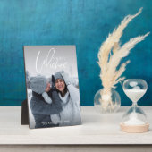 ホリデーウィズクリスマステーブルトッププラーク フォトプラーク (側面)