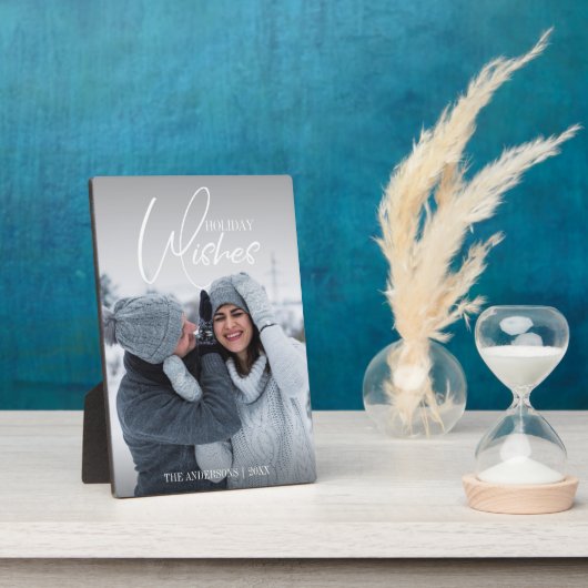 ホリデーウィズクリスマステーブルトッププラーク フォトプラーク (側面)