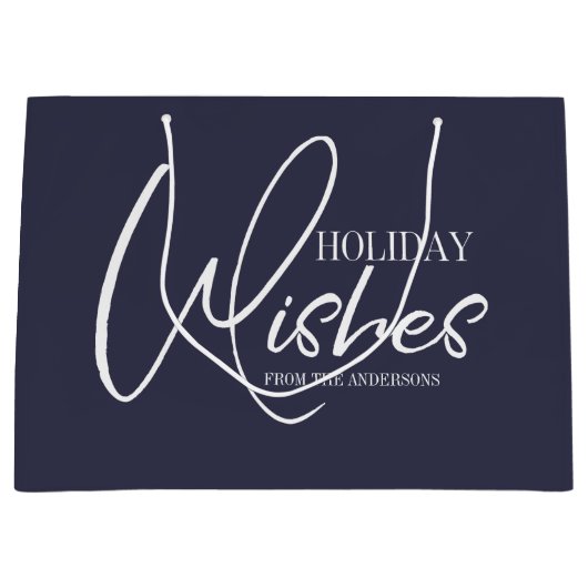 ホリデーウィズクリスマス抱き枕 ラージペーパーバッグ (正面)