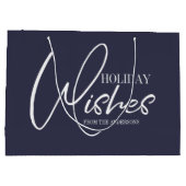 ホリデーウィズクリスマス抱き枕 ラージペーパーバッグ (裏面)